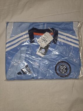 adidas Sky Blue New York City FC Men's Soccer Jersey
